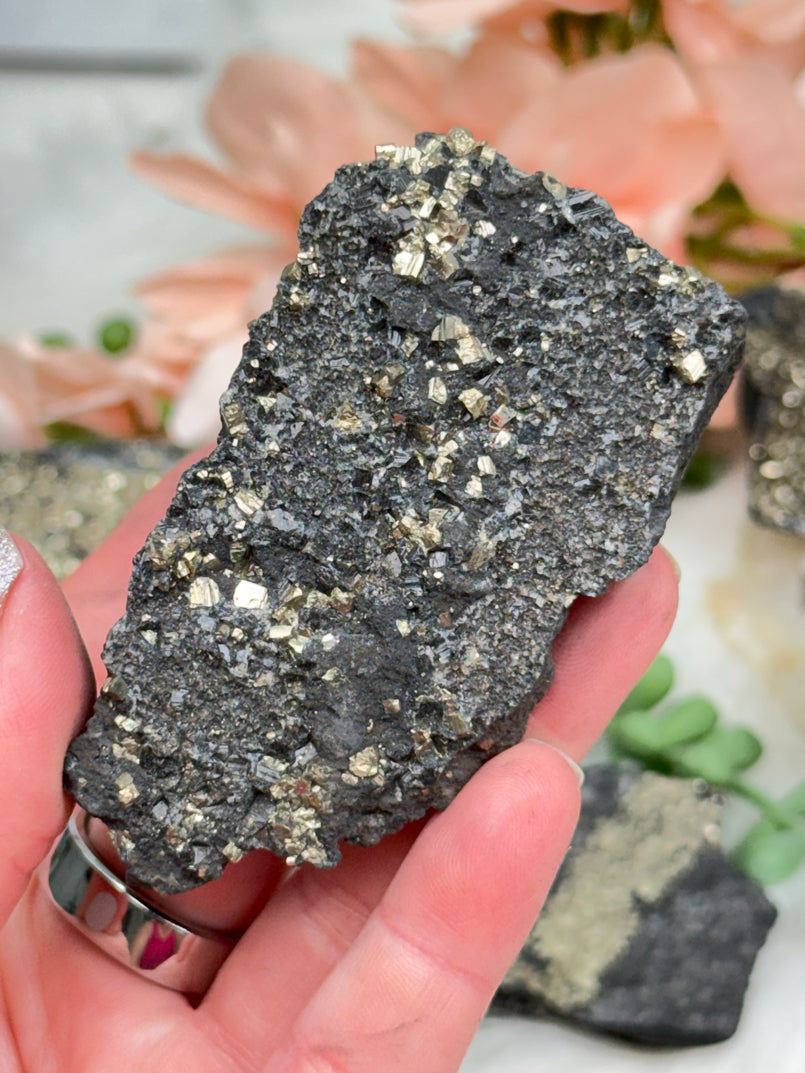 Raw Pyrite Basalt