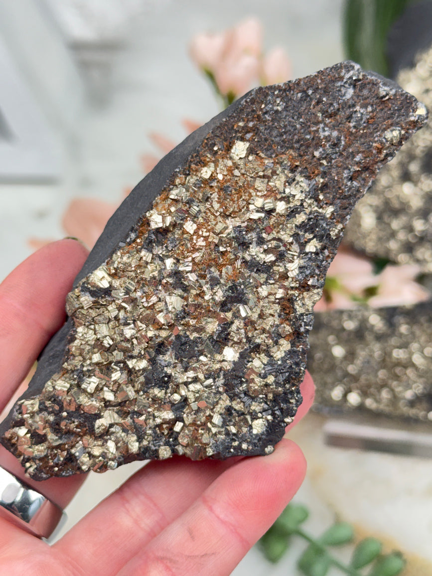 Raw Pyrite Basalt