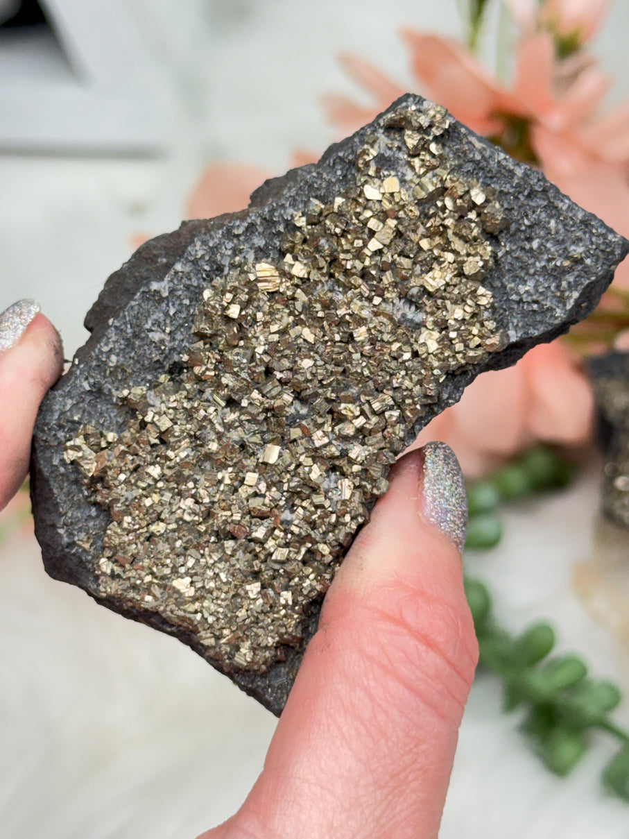 Raw Pyrite Basalt