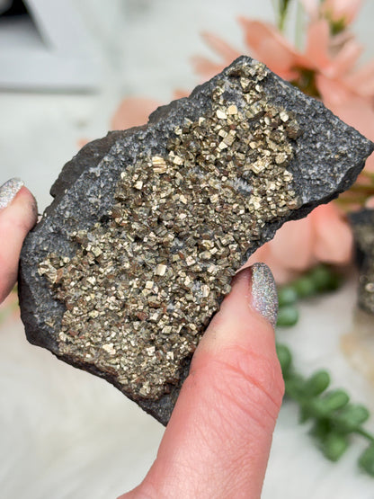Raw Pyrite Basalt