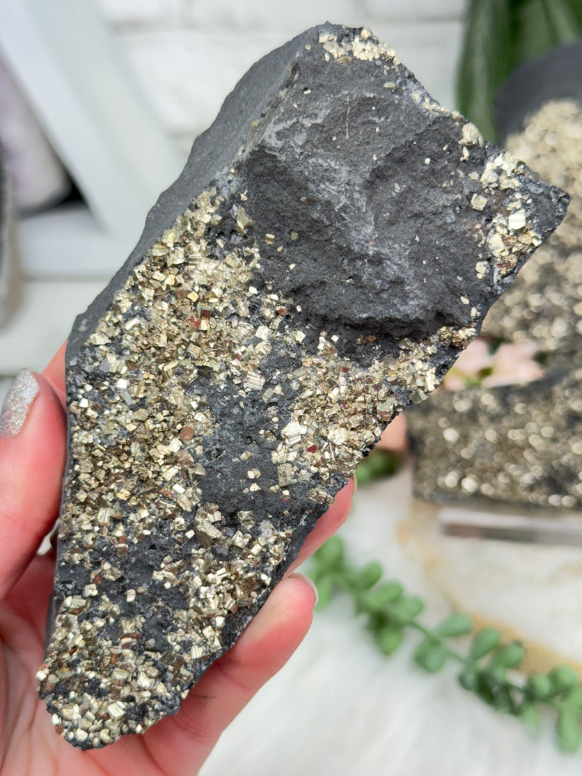 Raw Pyrite Basalt