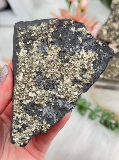 Raw Pyrite Basalt