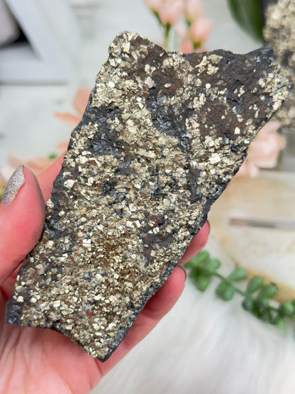 Raw Pyrite Basalt