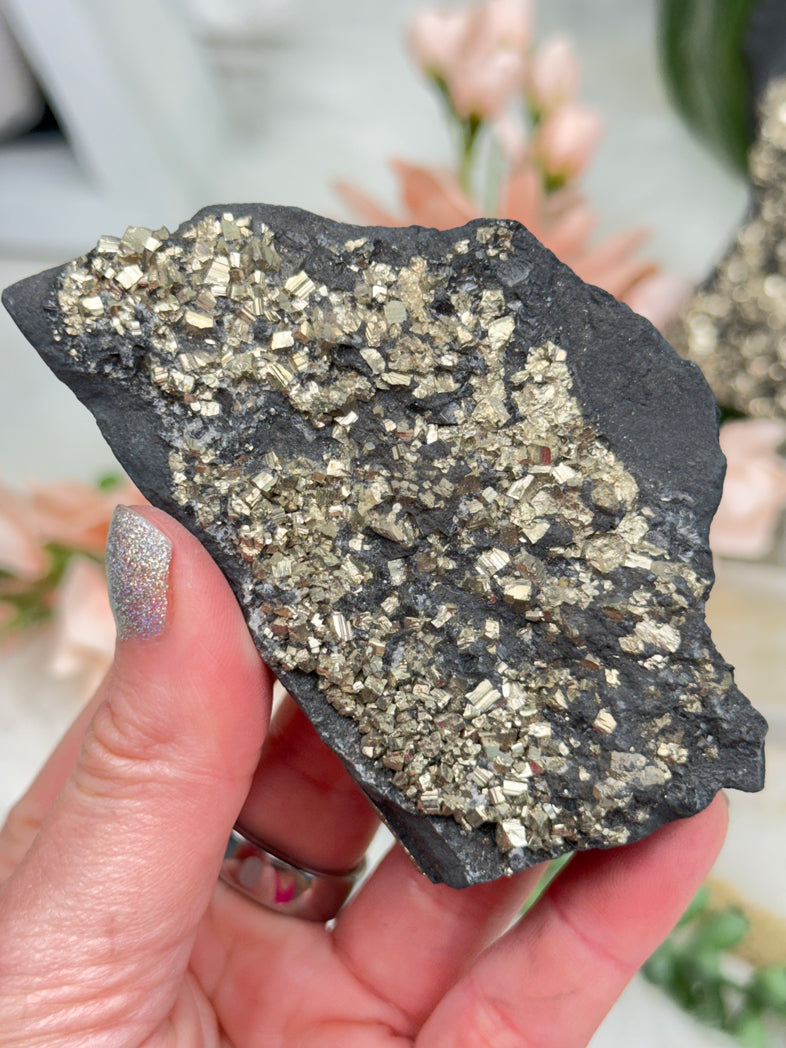 Raw Pyrite Basalt