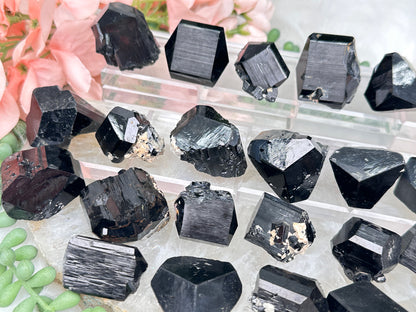 Namibia Black Tourmaline Points