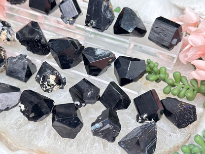 Namibia Black Tourmaline Points