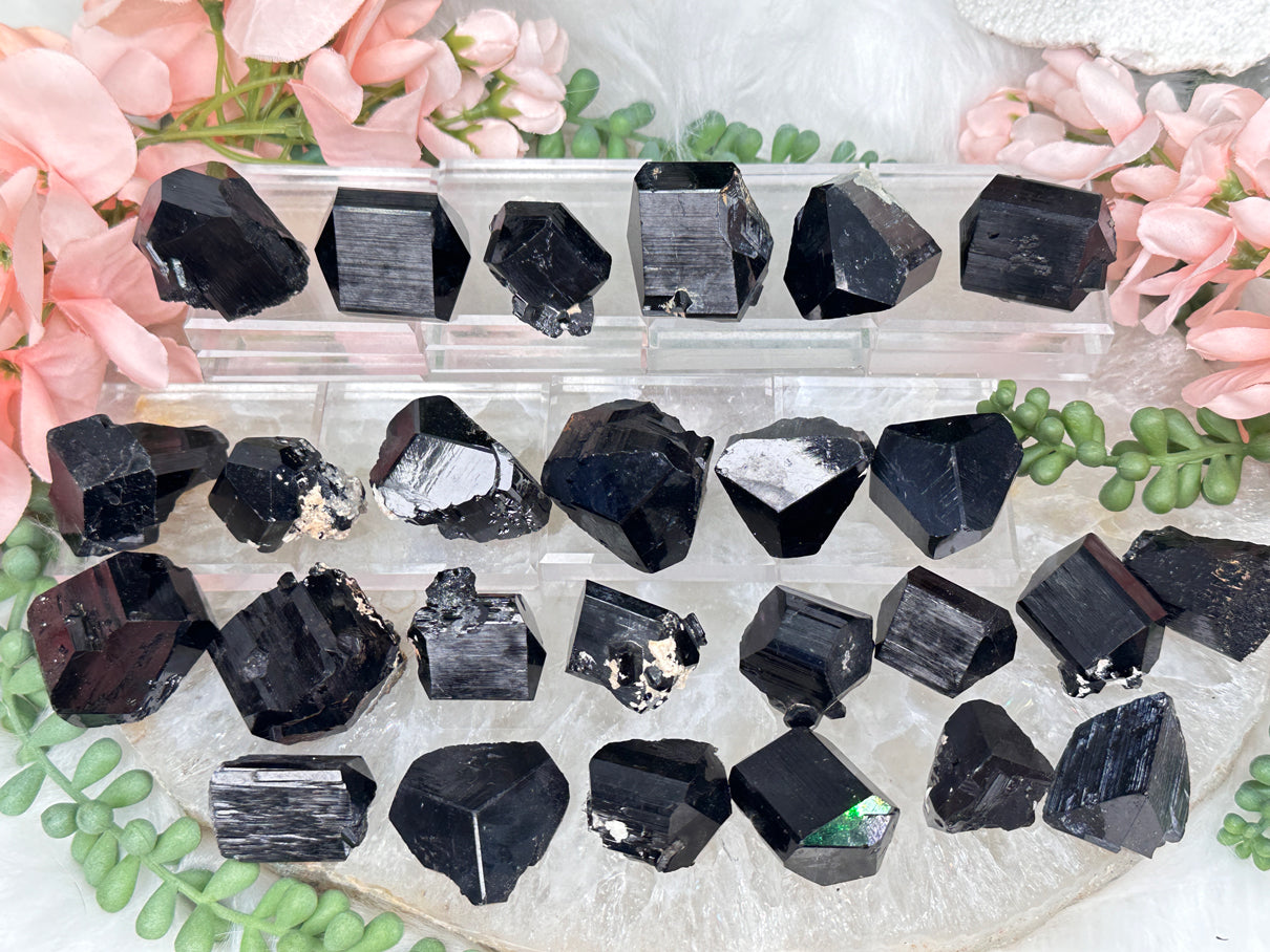 Namibia Black Tourmaline Points