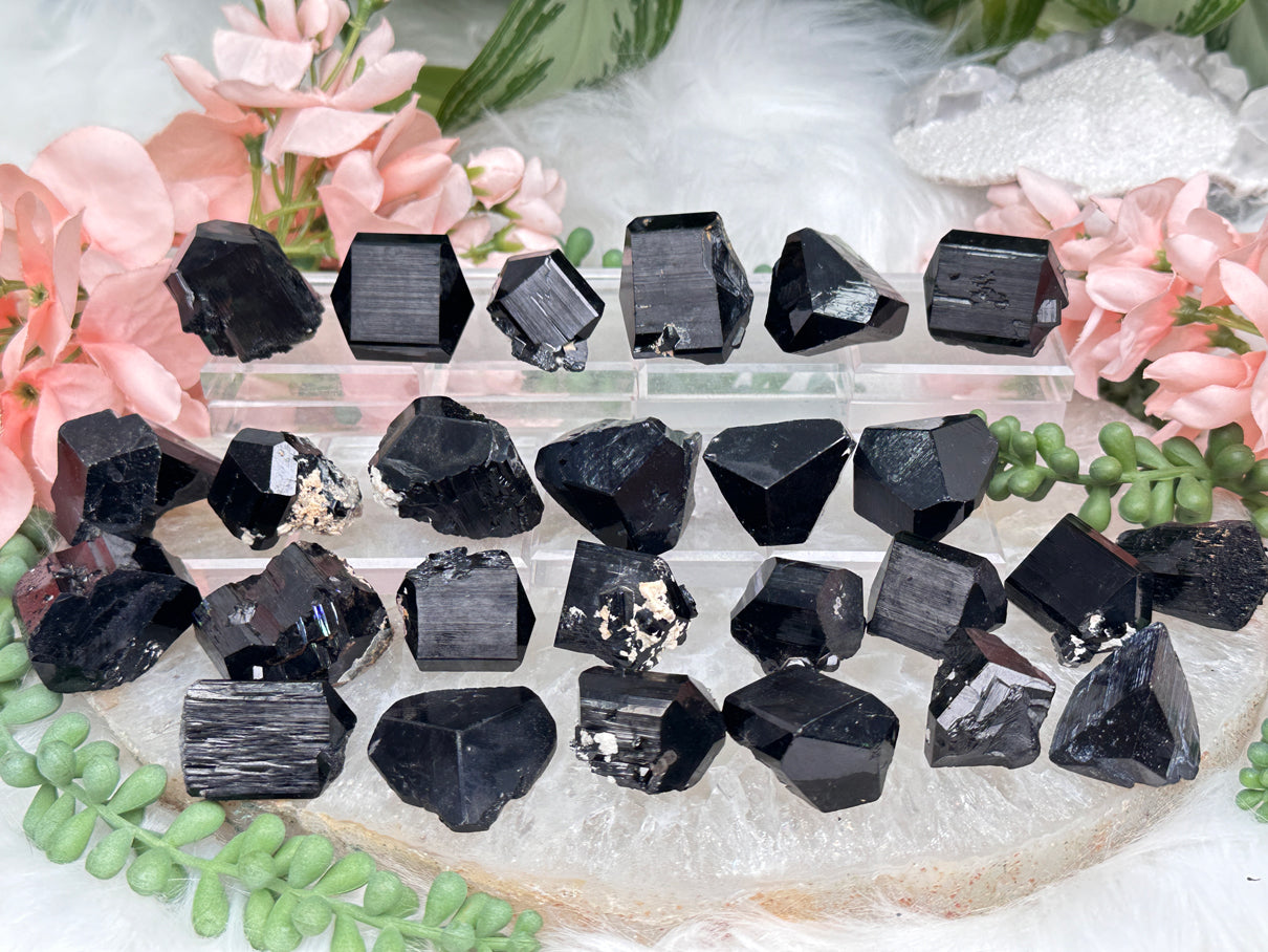 Namibia Black Tourmaline Points