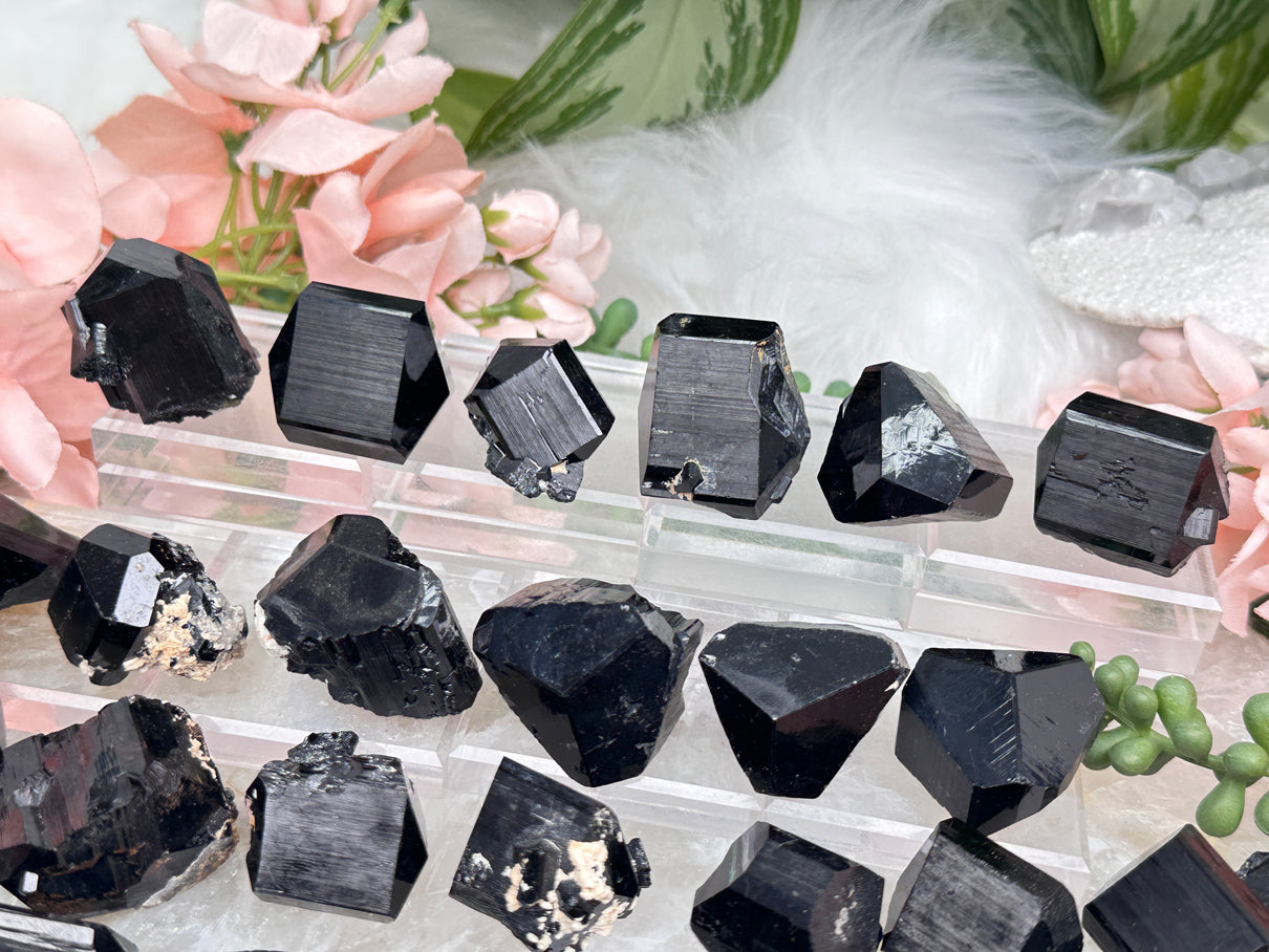 Namibia Black Tourmaline Points