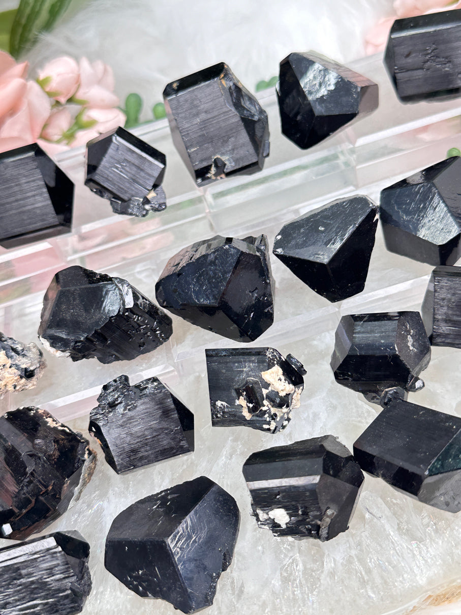 Namibia Black Tourmaline Points