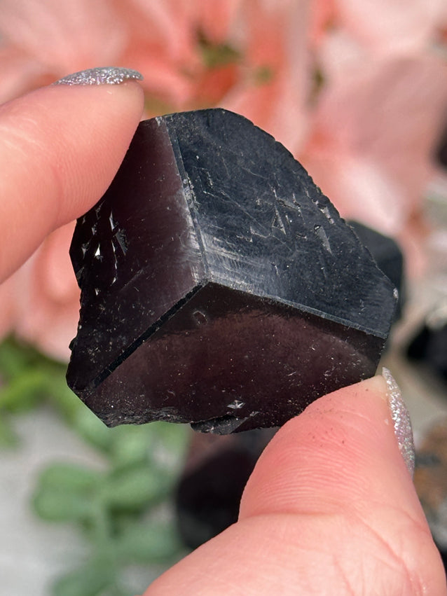 Namibia Black Tourmaline Points