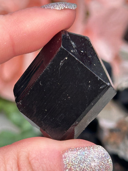 Namibia Black Tourmaline Points