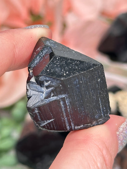 Namibia Black Tourmaline Points