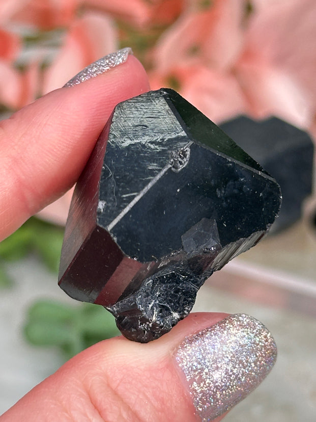 Namibia Black Tourmaline Points