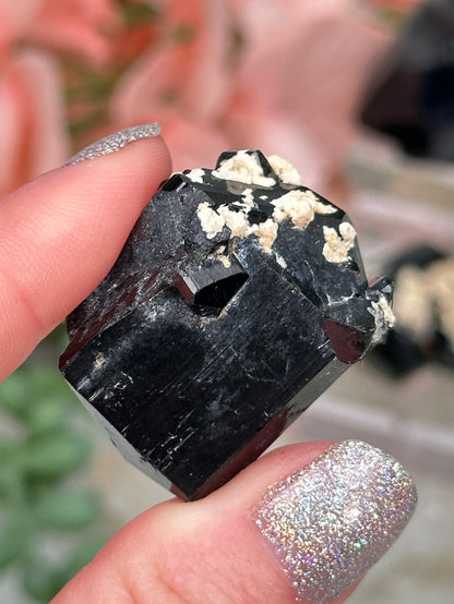 Namibia Black Tourmaline Points