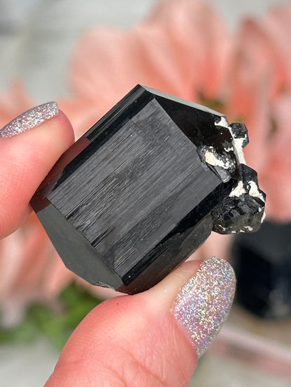 Namibia Black Tourmaline Points