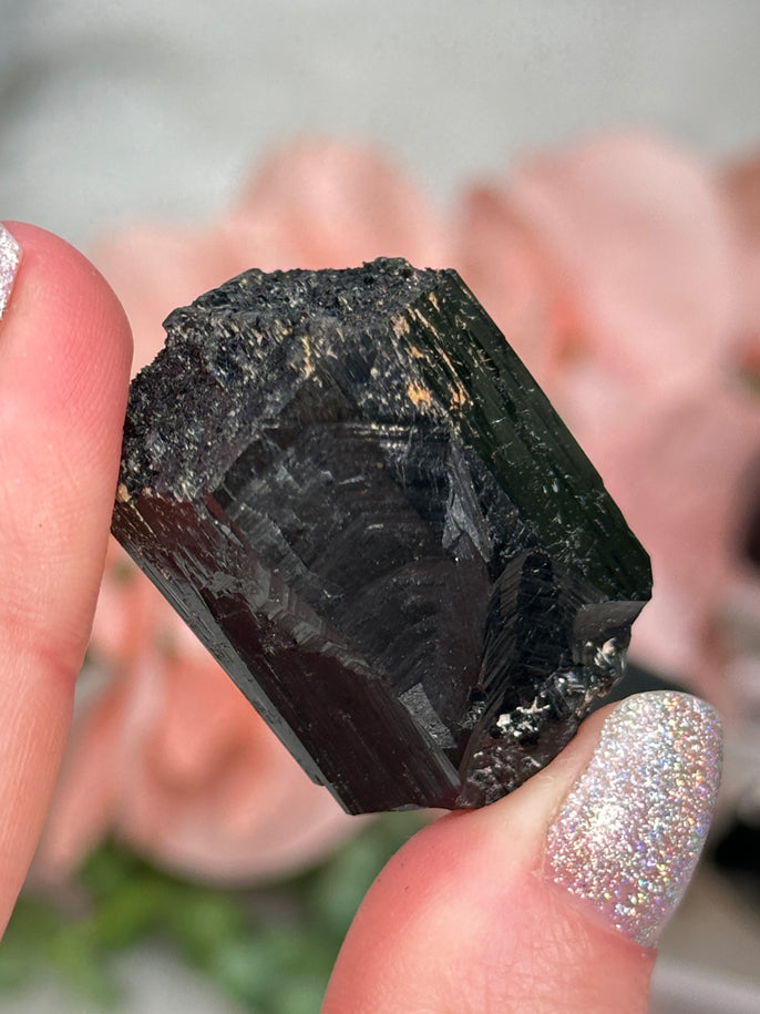 Namibia Black Tourmaline Points