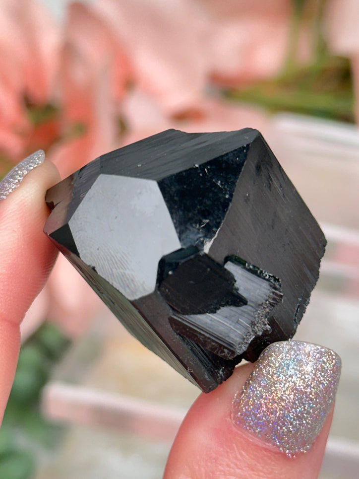 Namibia Black Tourmaline Points