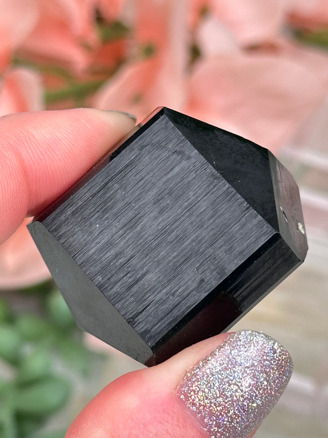 Namibia Black Tourmaline Points