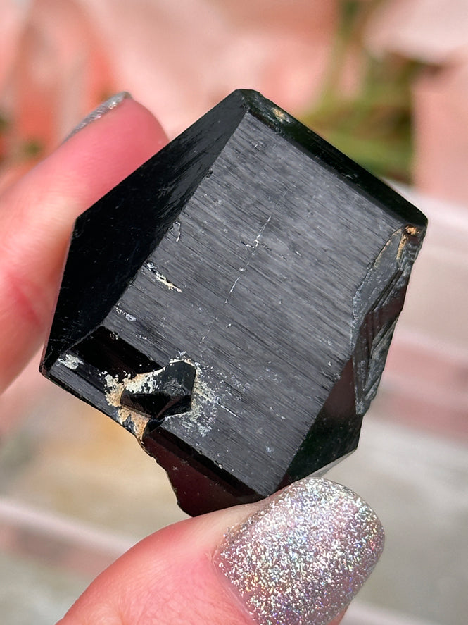 Namibia Black Tourmaline Points