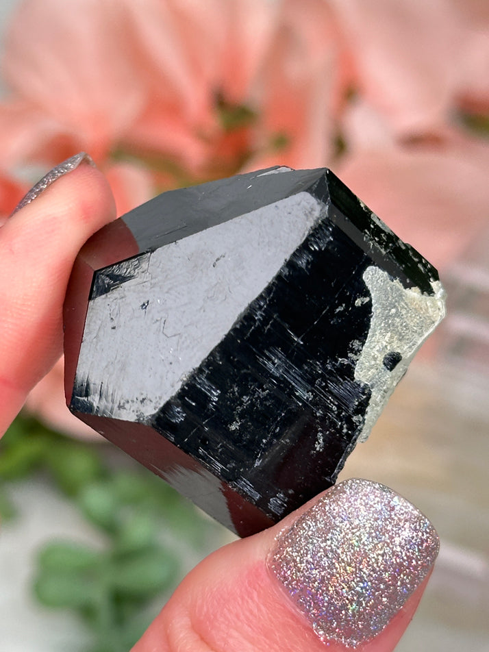 Namibia Black Tourmaline Points