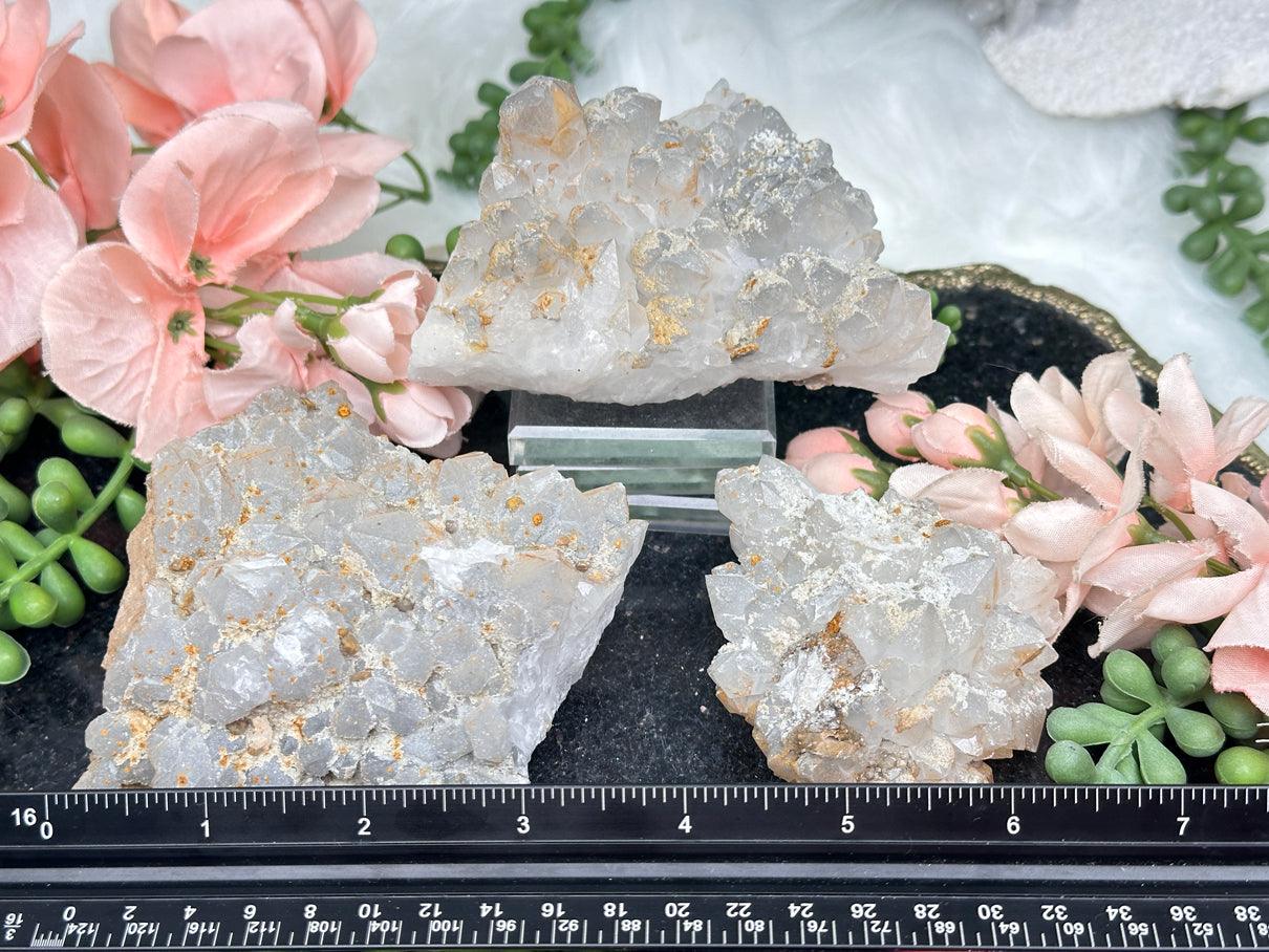 Gray Quartz Calcite Crystal