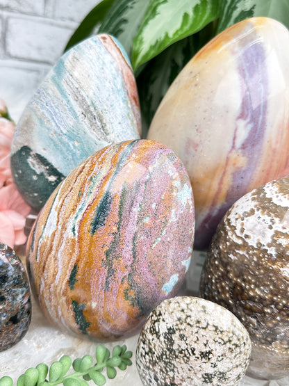 Colorful Ocean Jasper Freeforms