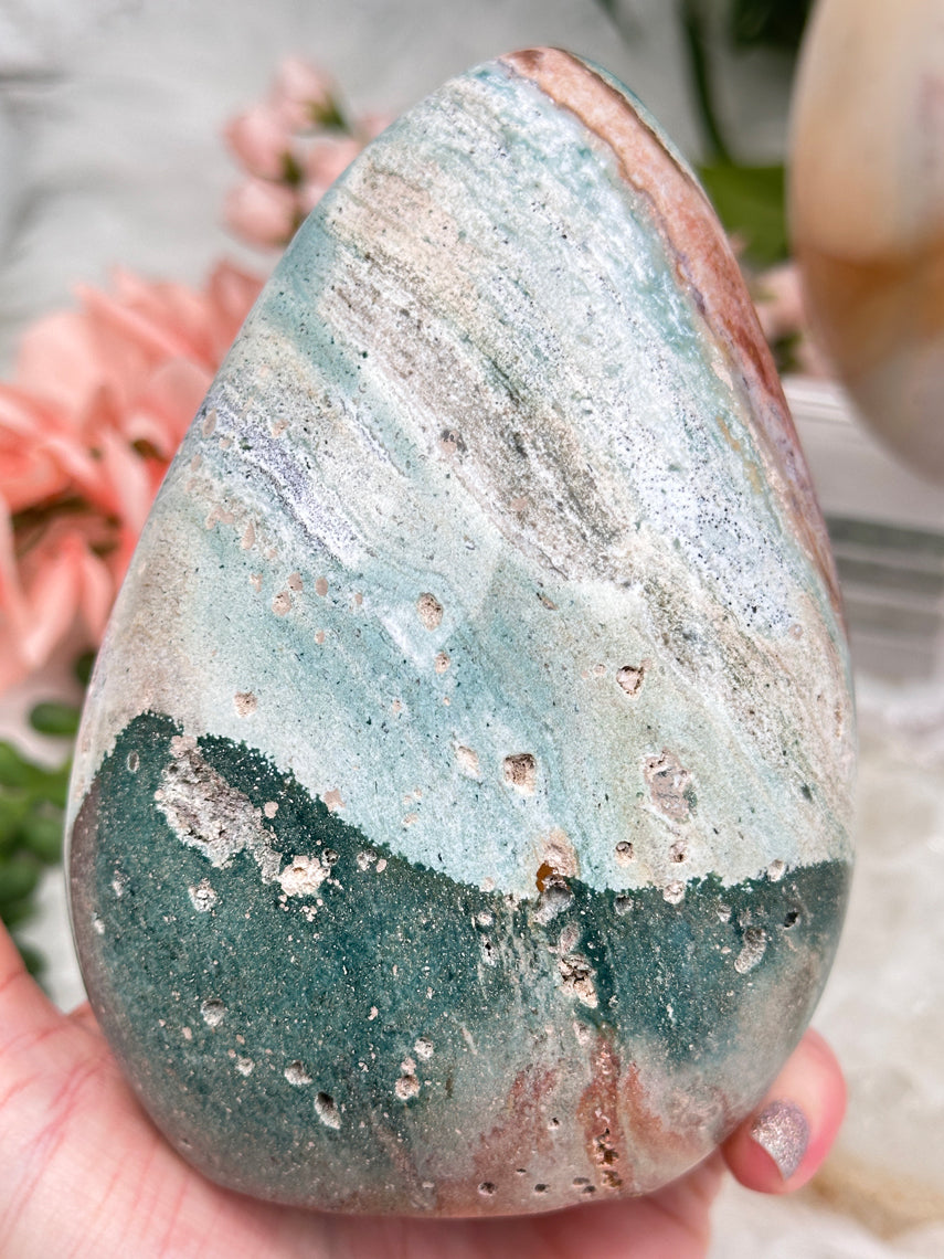 Colorful Ocean Jasper Freeforms