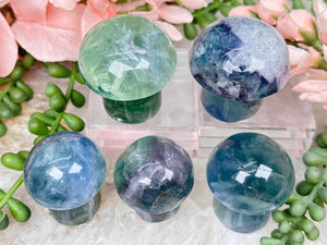 Contempo Crystals - green-blue-fluorite-mushrooms - Image 4