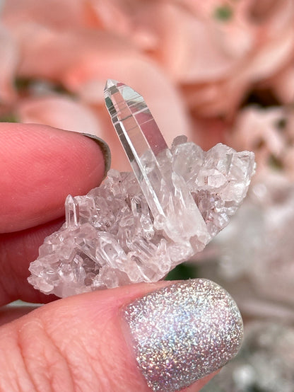 Colombian Pink Quartz Clusters