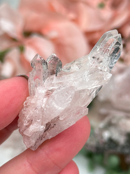 Colombian Pink Quartz Clusters