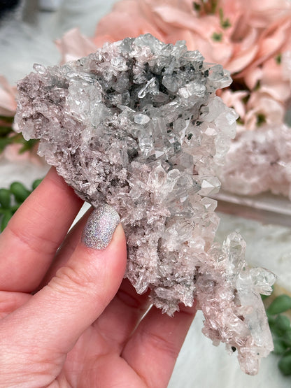 Colombian Pink Quartz Clusters