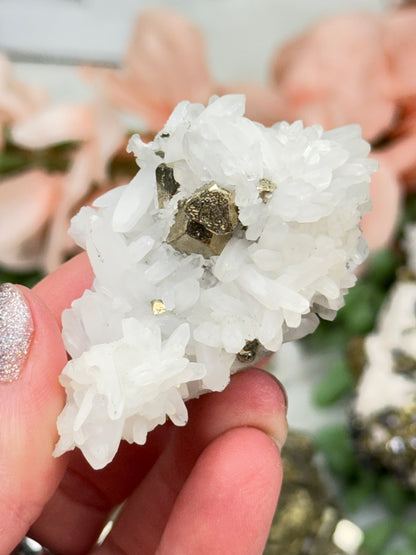Peru Pyrite & Quartz Clusters