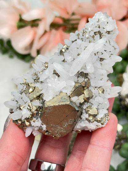 Peru Pyrite & Quartz Clusters