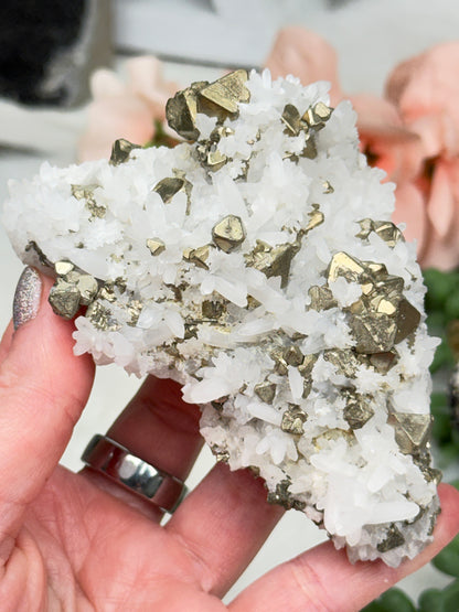 Peru Pyrite & Quartz Clusters