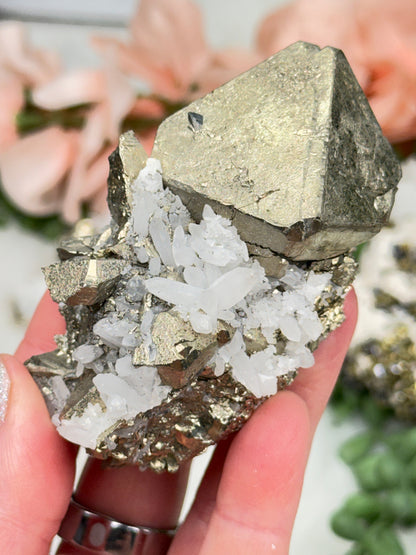 Peru Pyrite & Quartz Clusters