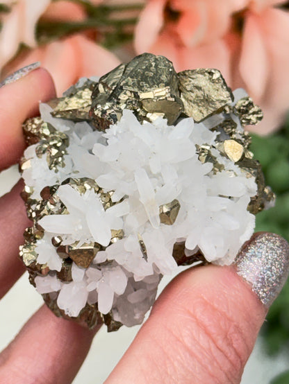 Peru Pyrite & Quartz Clusters