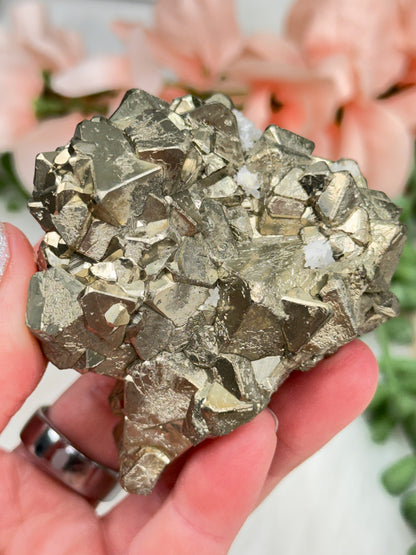 Peru Pyrite & Quartz Clusters