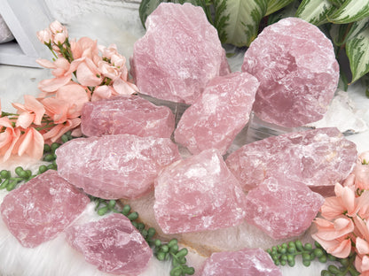 Large Raw Rose Quartz