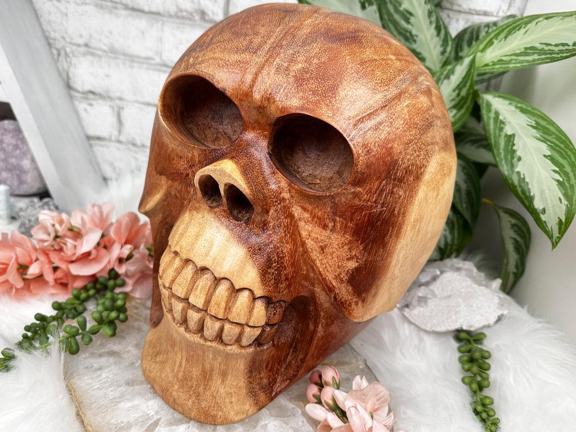 carved-octopus-on-wood-skull