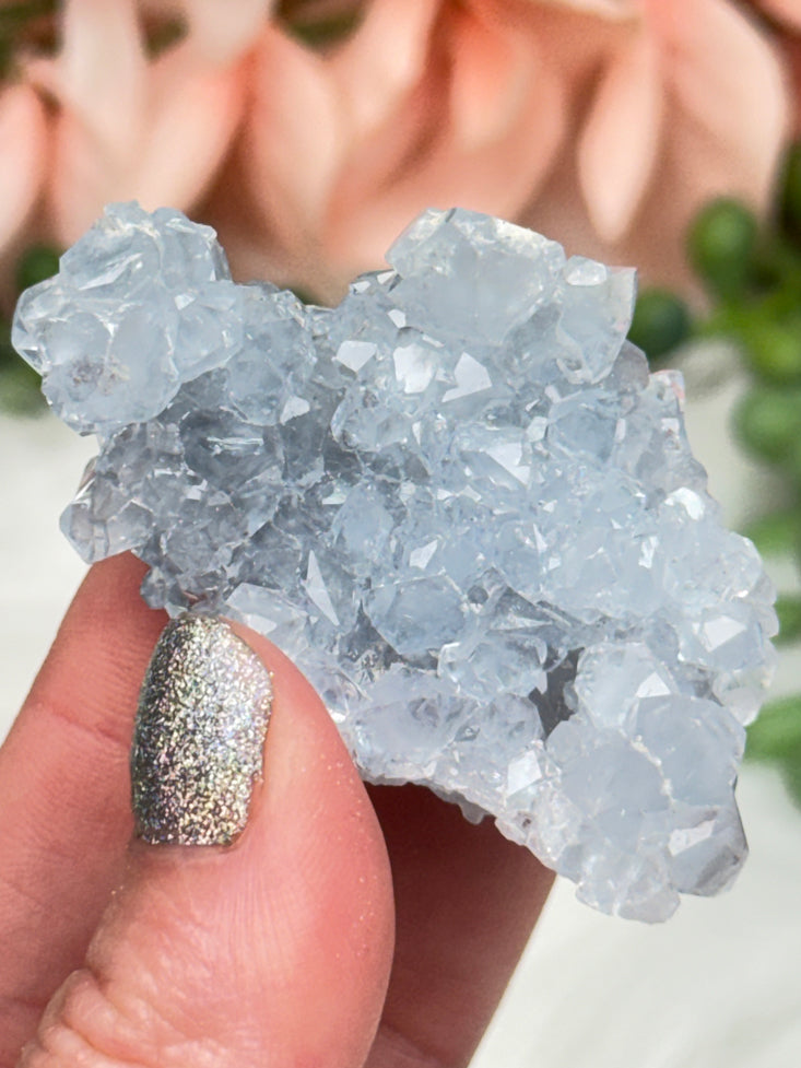 Blue Celestite Crystals