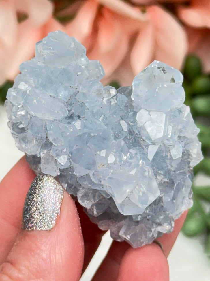 Blue Celestite Crystals