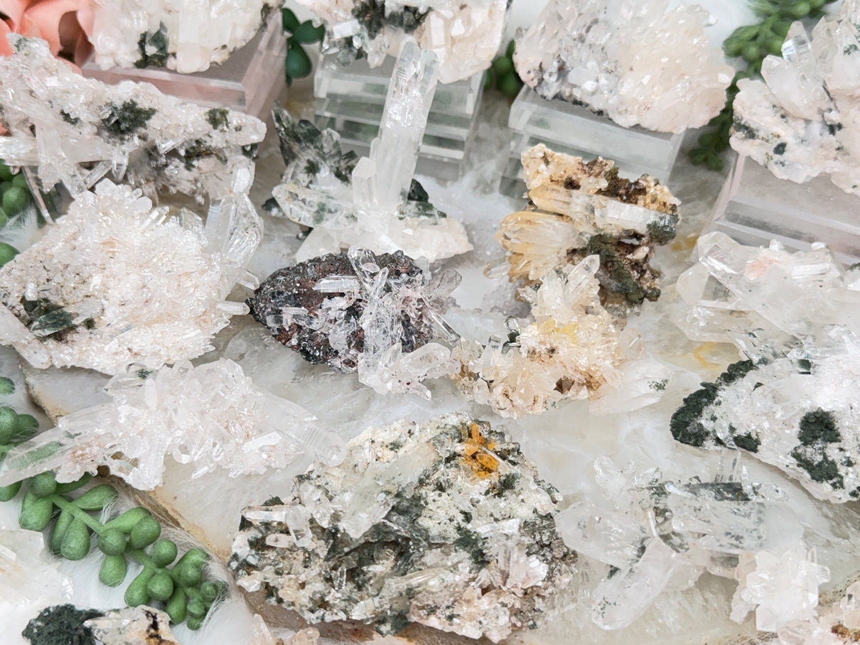 Green Chlorite Colombian Quartz