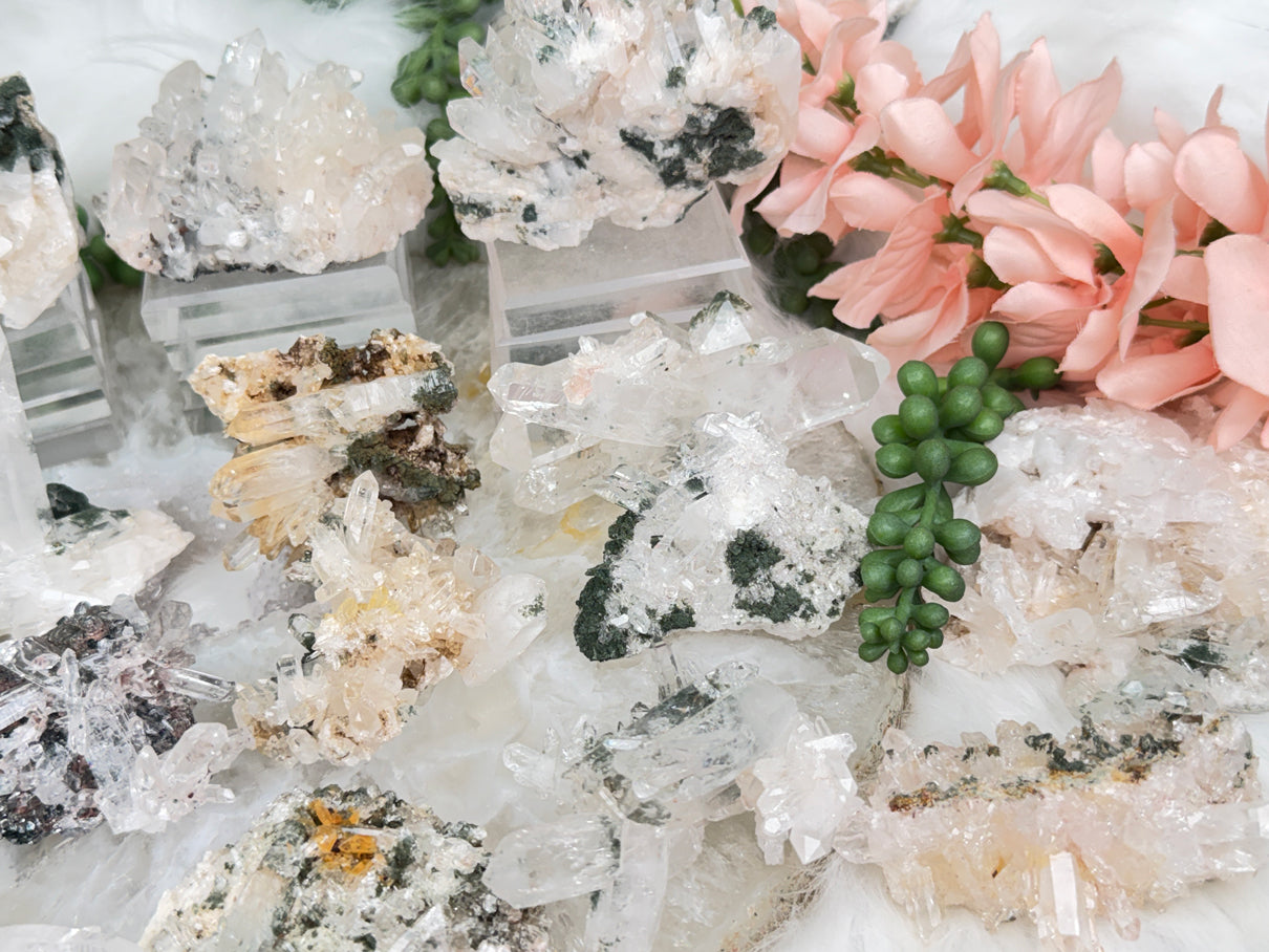 Green Chlorite Colombian Quartz