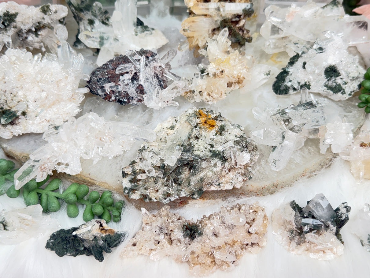 Green Chlorite Colombian Quartz