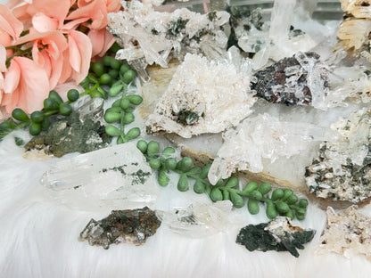 Green Chlorite Colombian Quartz
