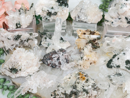 Green Chlorite Colombian Quartz