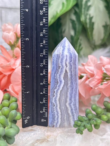 Blue Lace Agate Point