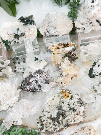Green Chlorite Colombian Quartz