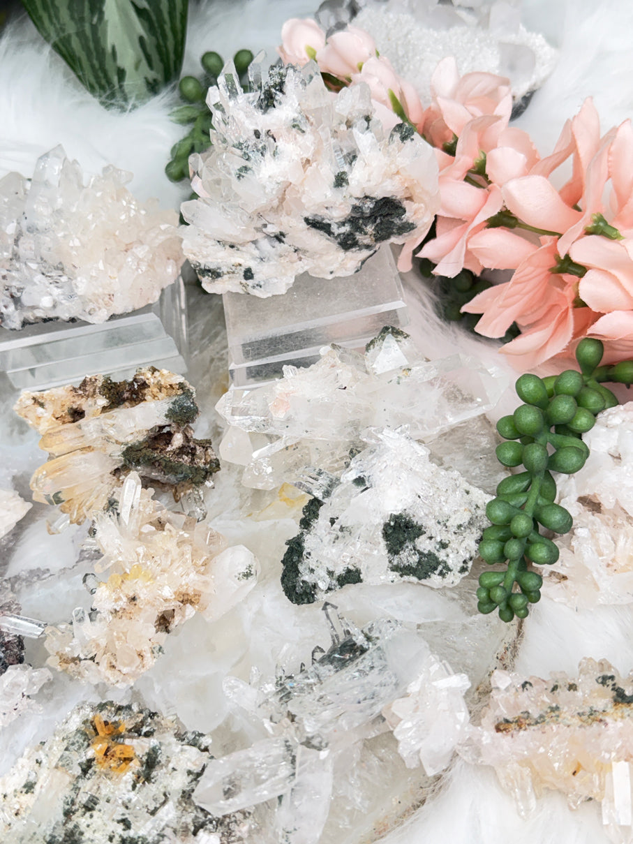Green Chlorite Colombian Quartz